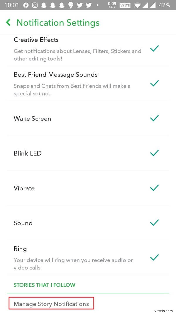 Fix Snapchat Notifications Not Working
