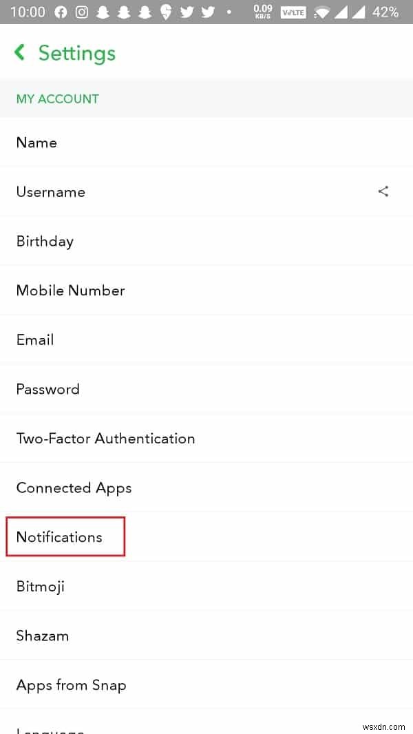 Fix Snapchat Notifications Not Working