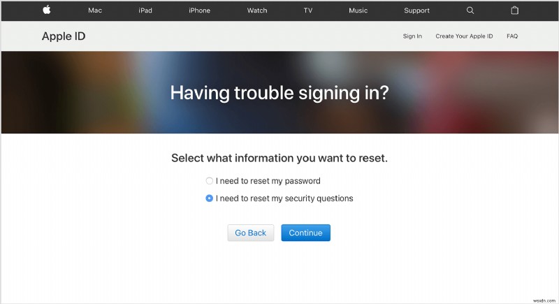 How to Reset Apple ID Security Questions