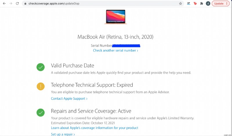 How To Check Apple Warranty Status