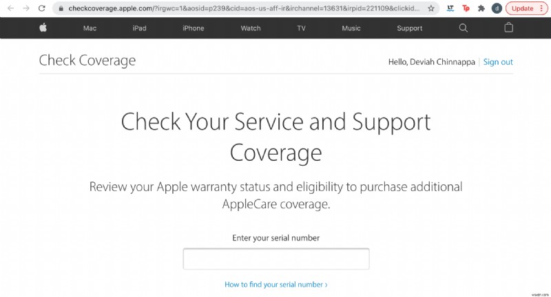 How To Check Apple Warranty Status