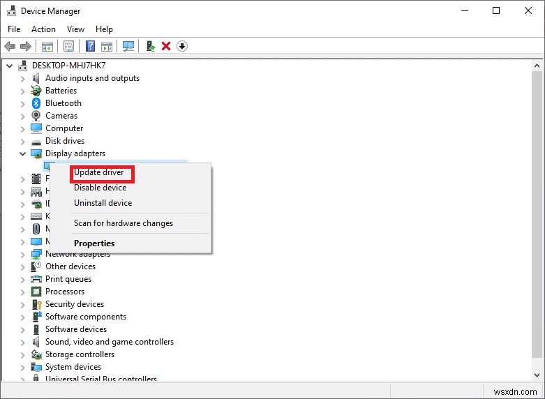 Fix A Device Attached to the System is Not Functioning