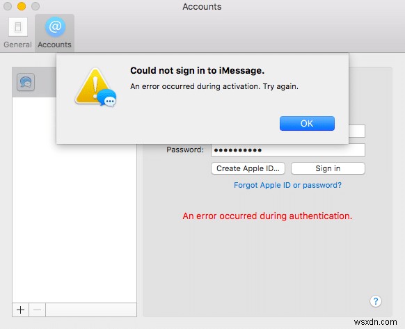 Fix Could Not Sign in to iMessage or FaceTime