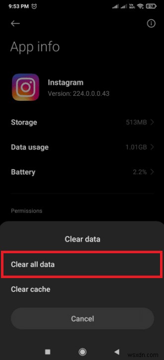 Fix Instagram Post Stuck on Sending