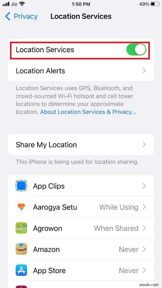 How to Make Find My iPhone Say No Location Found