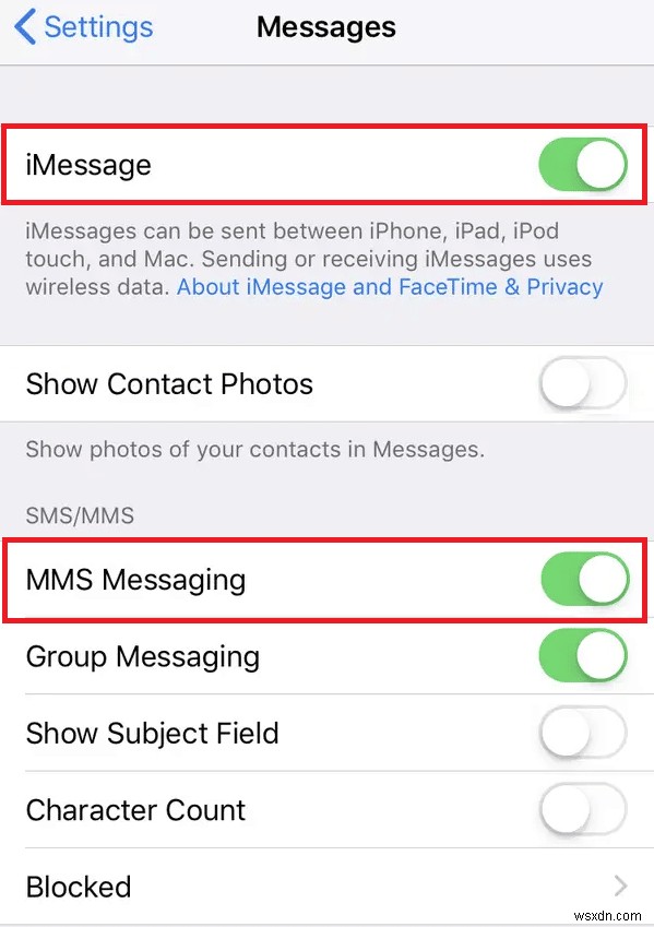 Fix iMessage Needs To Be Enabled To Send This Message