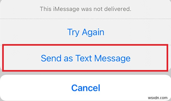 Fix iMessage Needs To Be Enabled To Send This Message