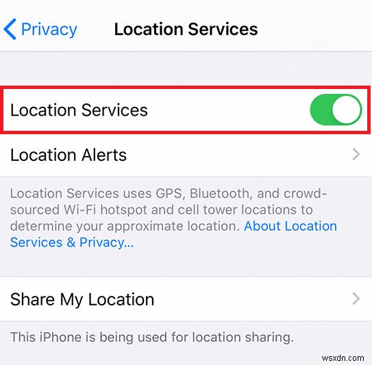 How to Get Rid of Hollow Arrow on iPhone
