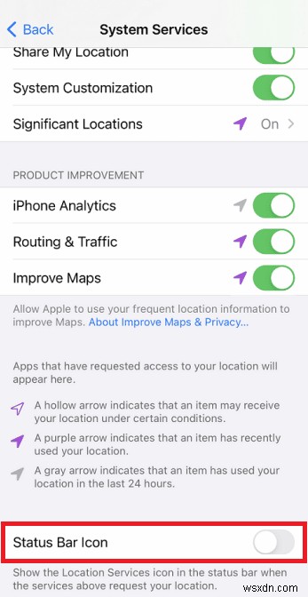 How to Get Rid of Hollow Arrow on iPhone
