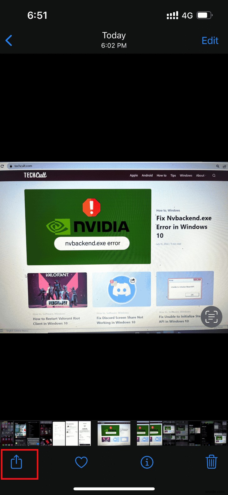 Fix An Error Occurred While Loading a Higher Quality Version of this Photo on iPhone