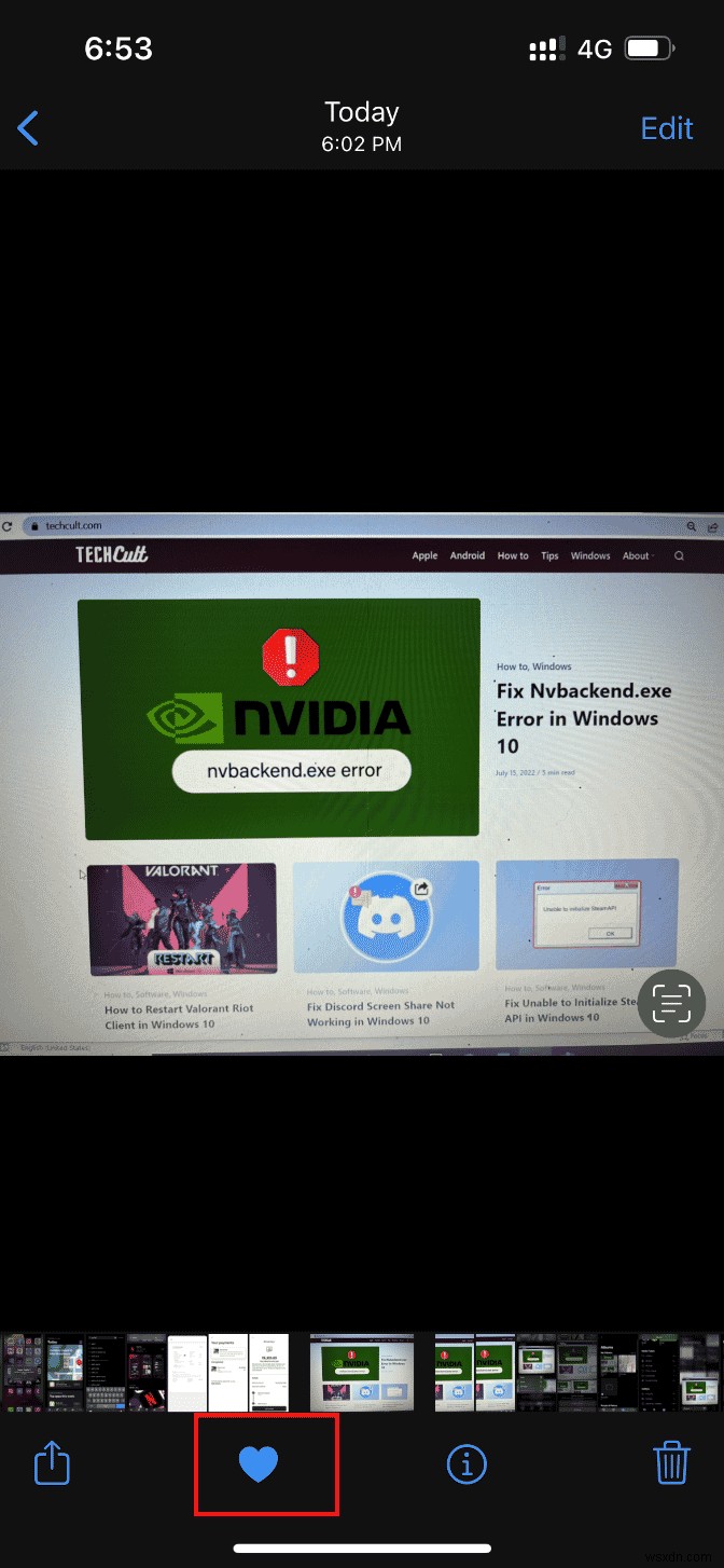 Fix An Error Occurred While Loading a Higher Quality Version of this Photo on iPhone