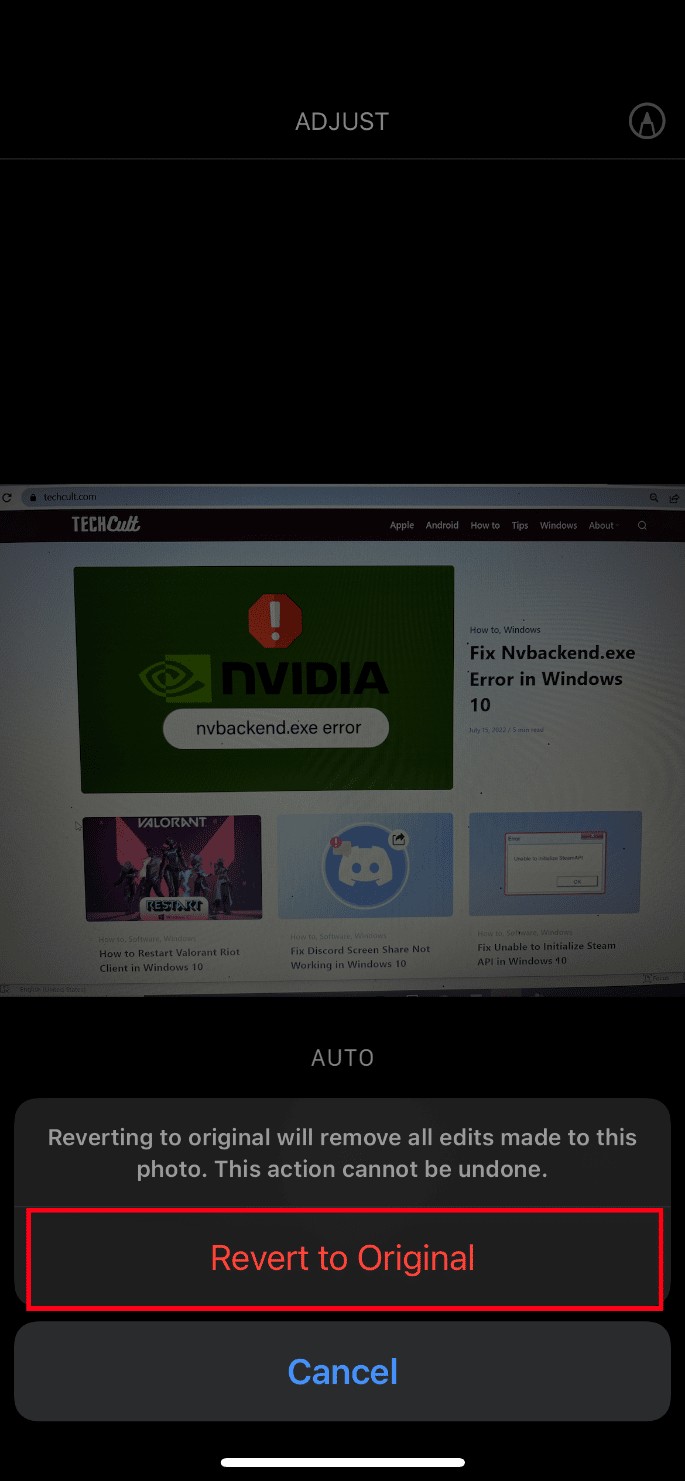 Fix An Error Occurred While Loading a Higher Quality Version of this Photo on iPhone