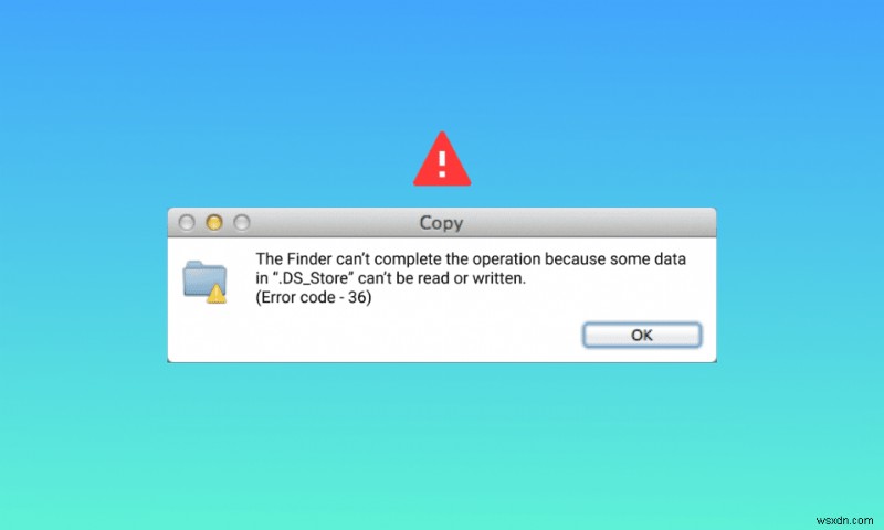 What is Error Code 36 on Mac?