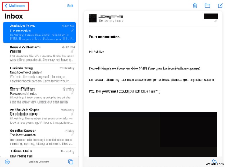 How Can You Get Your Inbox Back on Your iPad