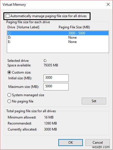 Fix Your Computer Is Low On Memory Warning [SOLVED]