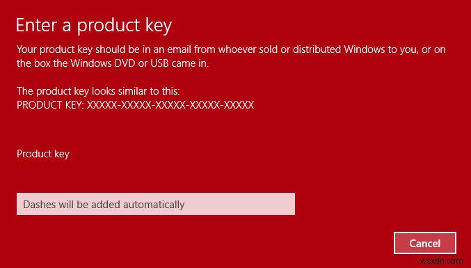 Fix Windows 10 activation error 0x8007007B or 0x8007232B