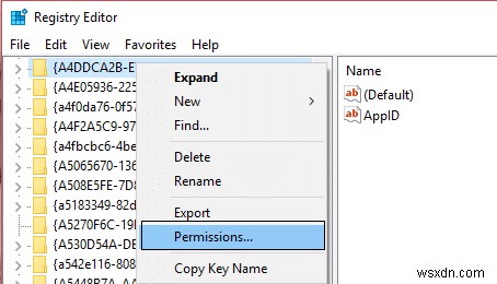 Fix Cannot create key error writing to the registry