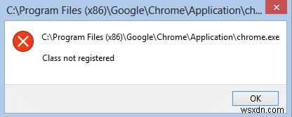 Fix Class Not Registered error in Windows 10