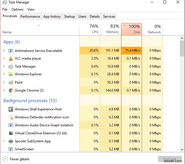 Antimalware Service Executable High CPU Usage [SOLVED]