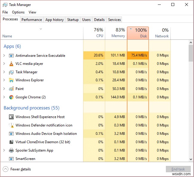 Antimalware Service Executable High CPU Usage [SOLVED]