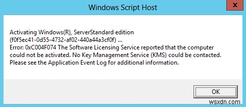 Fix Office Activation Error Code 0xC004F074