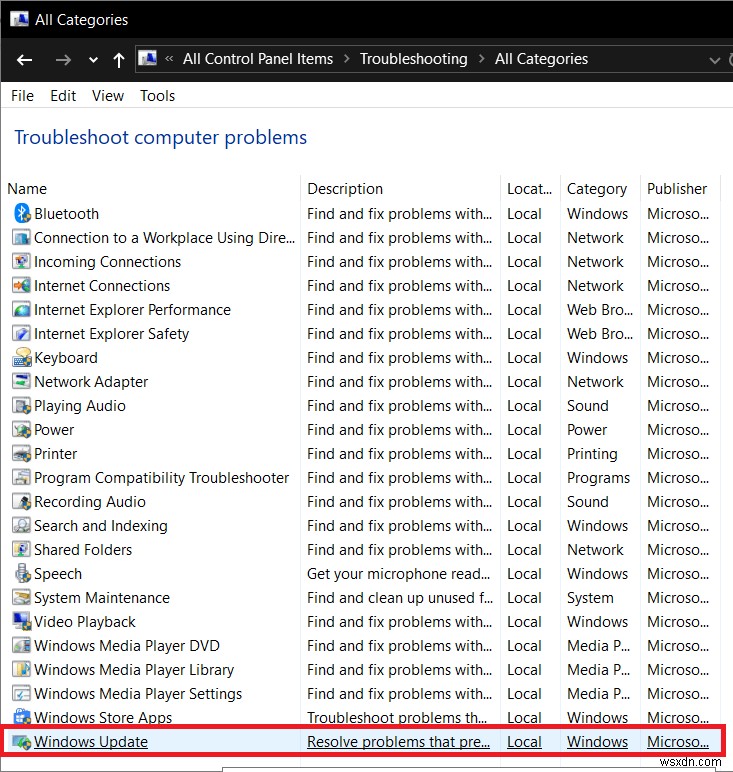 Fix Windows Update Error 0x8024a000