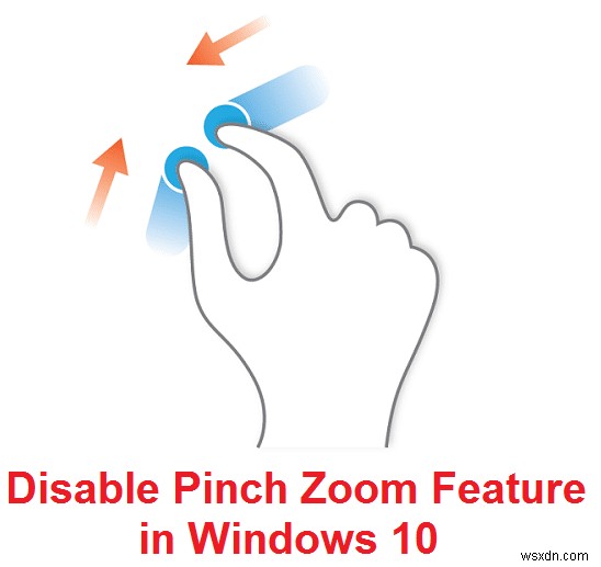 Disable Pinch Zoom Feature in Windows 10