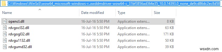 Fix corrupt Opencl.dll in Windows 10