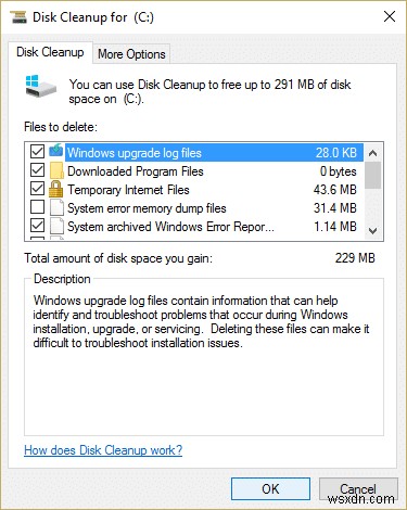 Fix Unable to Delete Temporary Files in Windows 10