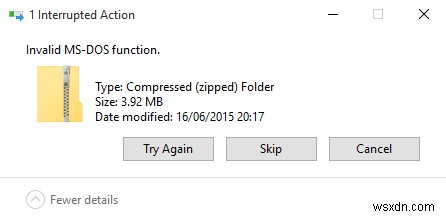 Invalid MS-DOS Function Error in Windows 10 [SOLVED]
