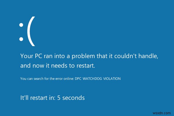 DPC Watchdog Violation Error? Here is how to fix it!!