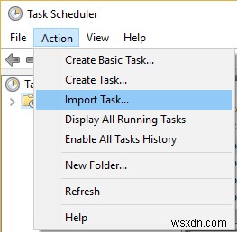 Fix The select task “{0}” no longer exists error