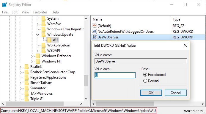 Fix Windows couldn’t complete the requested changes