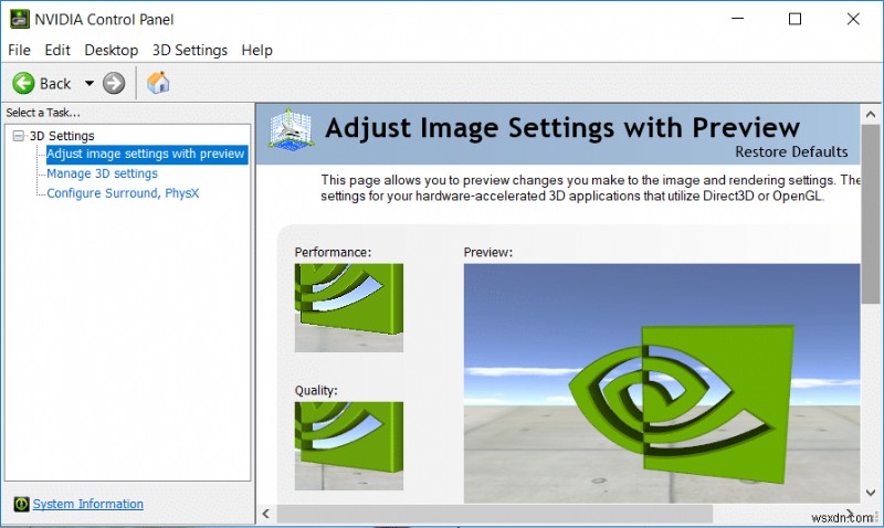 Fix NVIDIA Control Panel Not Opening