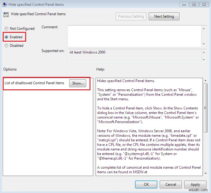 Remove Administrative Tools in Windows 10