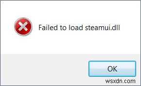 Fix Steam Error Failed to load steamui.dll