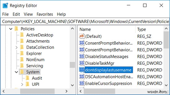 Hide Email Address on Windows 10 Login Screen