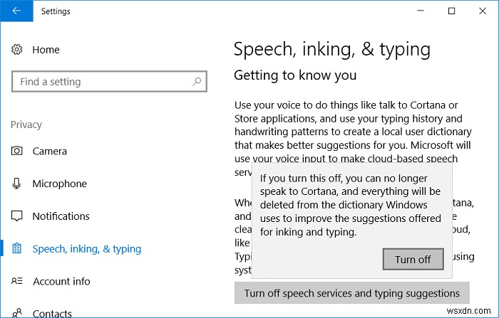 How to Disable Data Logging on Windows 10