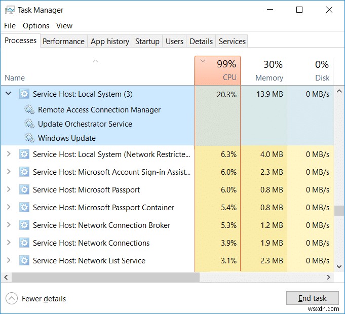 Fix High CPU Usage by Service Host: Local System