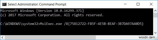 Uninstall Microsoft Security Essentials in Windows 10