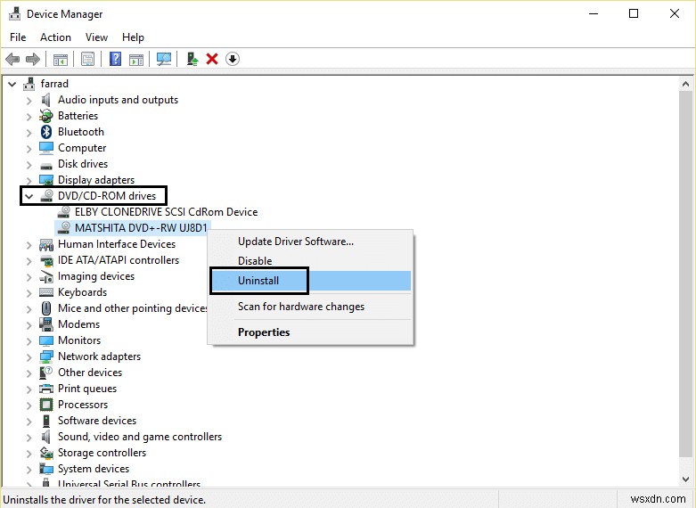 Fix CD or DVD Drive Not Reading Discs in Windows 10