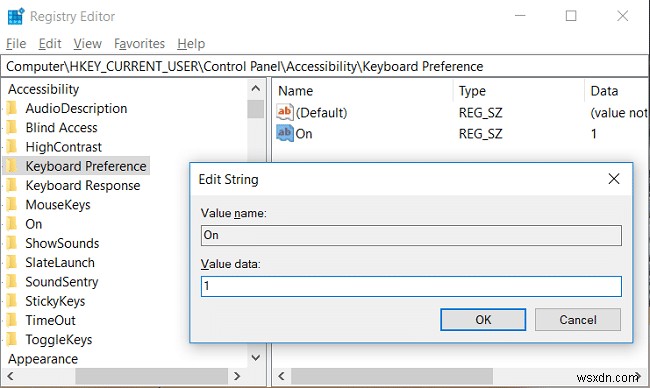 Enable or Disable Underline Access Key Shortcuts in Windows 10