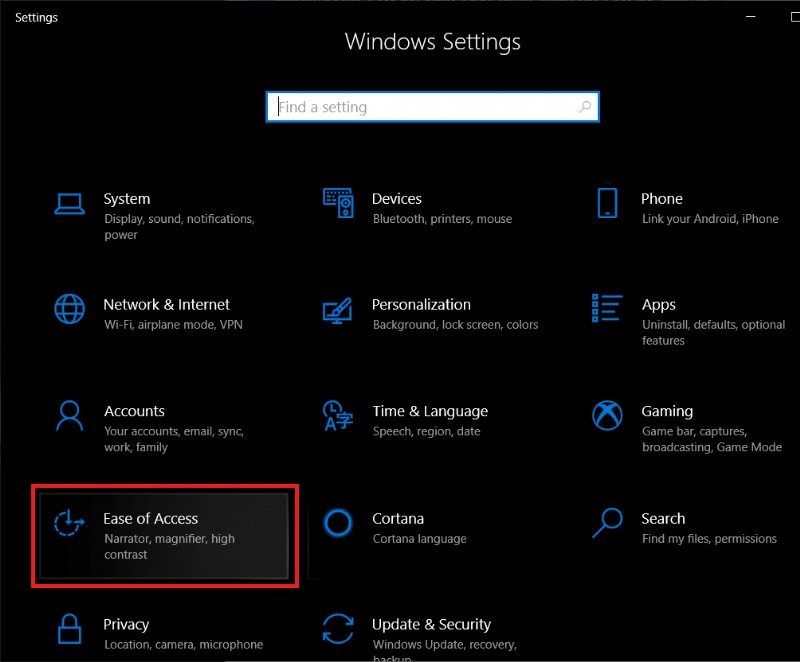 Enable or Disable Transparency Effects in Windows 10