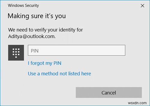 How to change your Account Password in Windows 10
