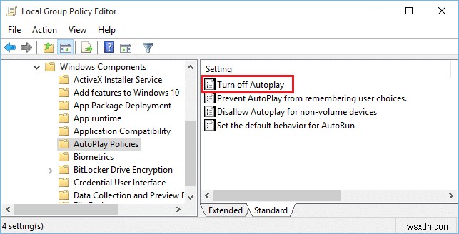 Enable or Disable AutoPlay in Windows 10