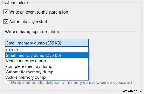 Configure Windows 10 to Create Dump Files on Blue Screen of Death