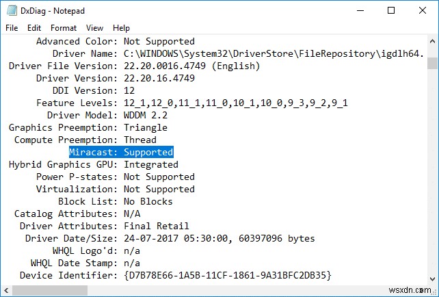 Connect to a Wireless Display with Miracast in Windows 10
