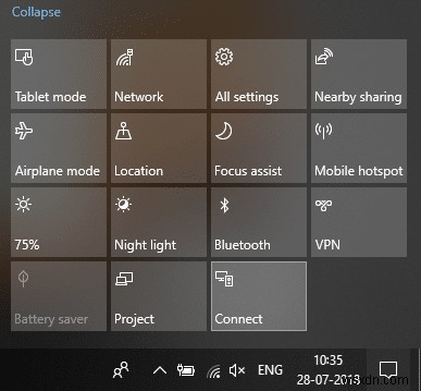 Connect to a Wireless Display with Miracast in Windows 10