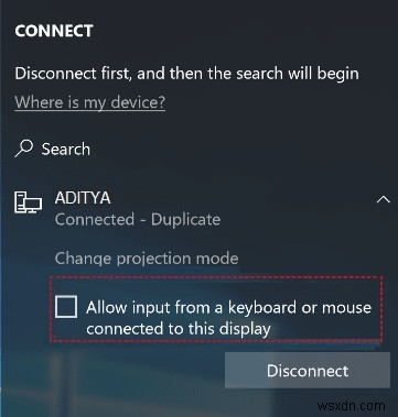 Connect to a Wireless Display with Miracast in Windows 10