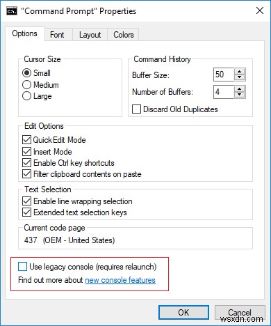 Enable or Disable Legacy Console for Command Prompt and PowerShell in Windows 10